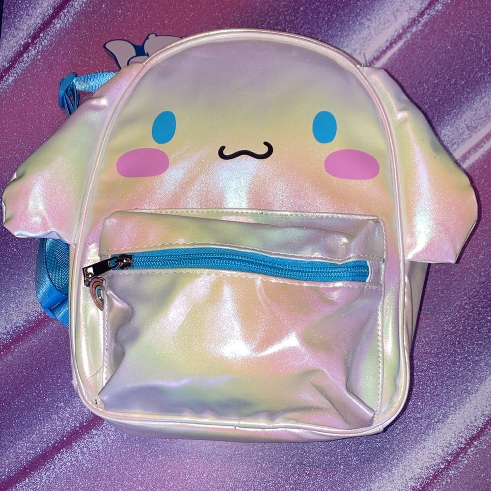 CINNAMOROLL Shiny Iridescent Backpack Sanrio